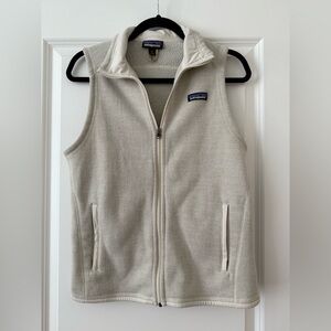 Patagonia Cream Fleece Vest